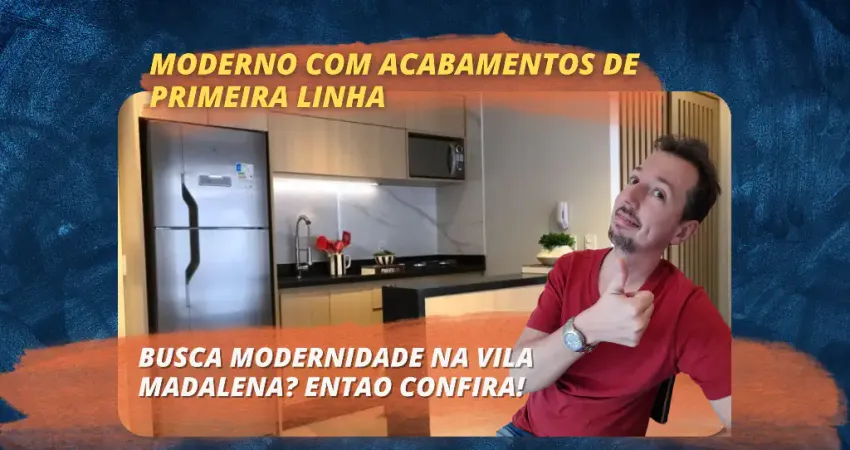 Apartamento de 2 dormitorios - Proximo ao metro vila madalena - Para quem valoriza design, conforto e estilo de vida urbano, este apartamento é a escolha perfeita