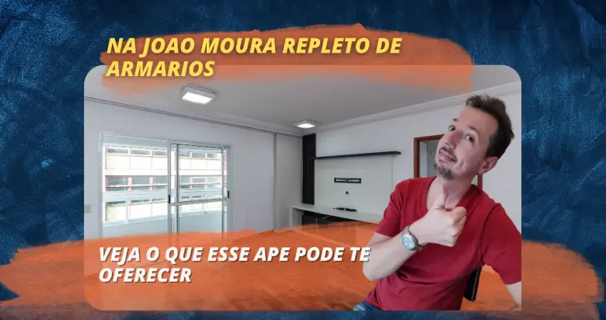 Apartamento de 2 dormitorios com suite na Rua Joao Moura - 75m²