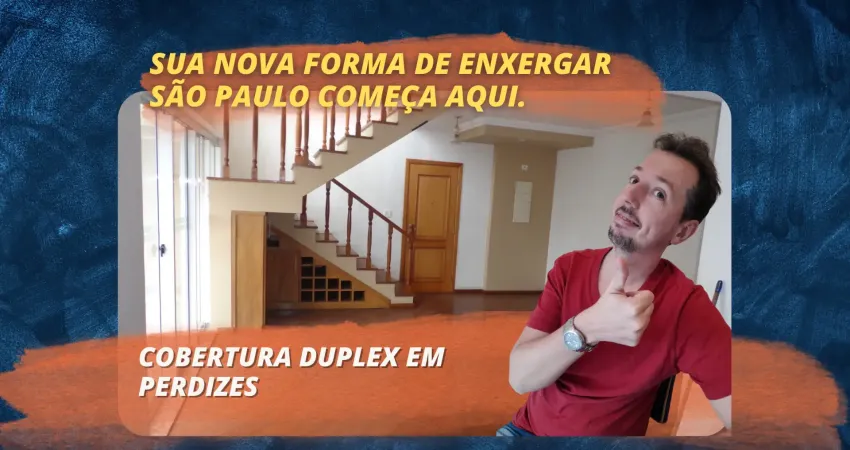 Coberta duplex em perdizes com vista panoramica e totalmente privativo com 240m²