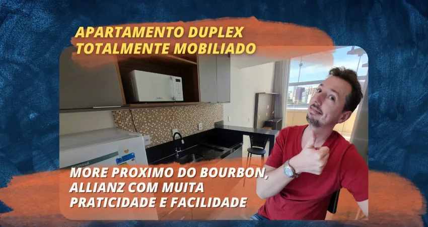 Apartamento duplex totalmente mobiliado na região de pompeia, vila romana e lapa