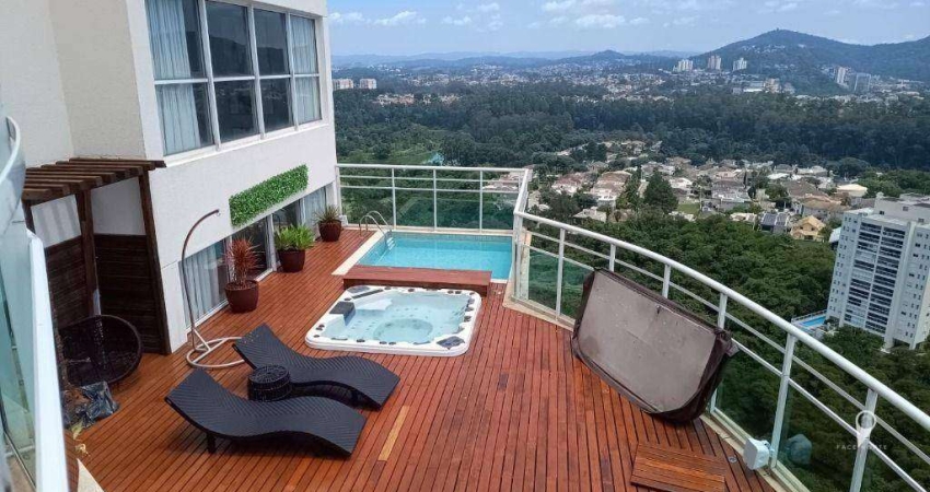 Cobertura Mobiliada com 4 dormitórios, 5 vagas, para alugar, 505 m² por R$ 43.000/mês - Alphaville - Barueri/SP