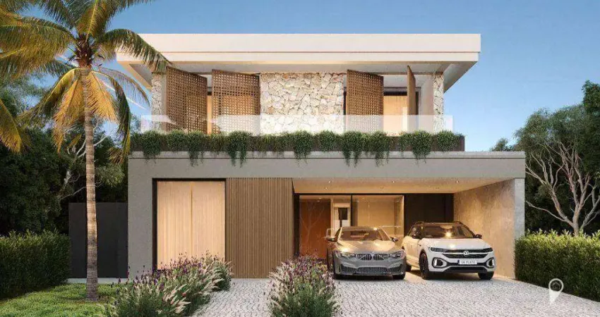 Casa nova com 4 dormitórios à venda, 285 m² por r$ 4.000.000 - alphaville 03 - santana de parnaíba/sp