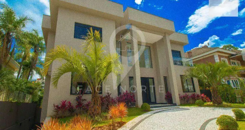 Casa nova mobiliada com 5 dormitórios à venda, 750 m² por r$ 16.000.000 - alphaville -sp