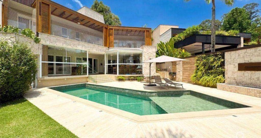 Casa Mobiliada com 5 dormitórios à venda, 687 m² por R$ 12.000.000 - Tamboré 1 - Barueri/SP