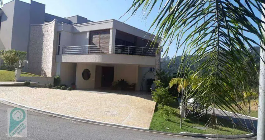 Casa de esquina em alphaville, rua tranquila, com 3 suítes à venda, 433 m² - barueri/sp