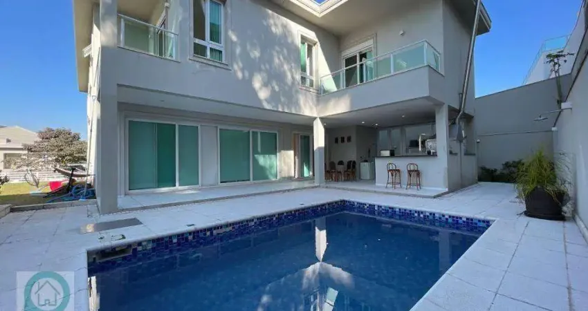 Casa com 4 dormitórios à venda, 450 m² por r$ 3.950.000,00 - gênesis 1 - santana de parnaíba/sp