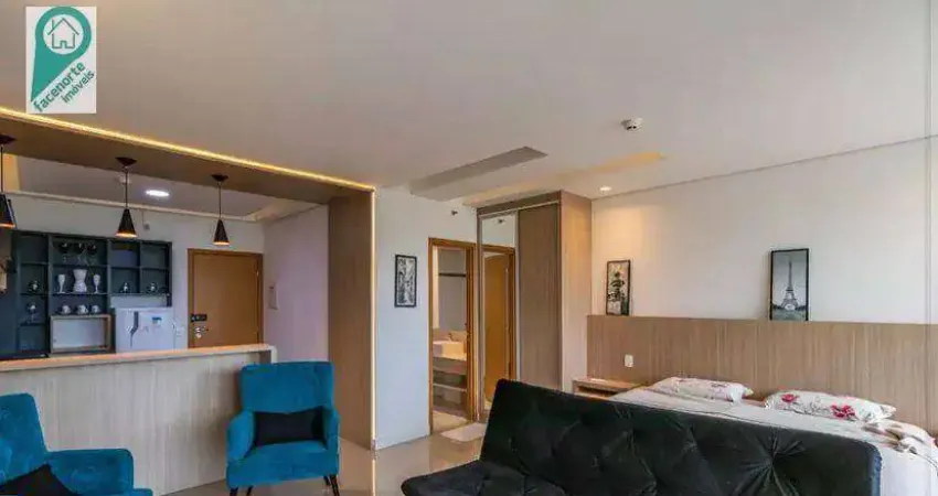 Apartamento com 1 dormitório à venda, 45 m² por r$ 680.000,00 - alphaville - santana de parnaíba/sp