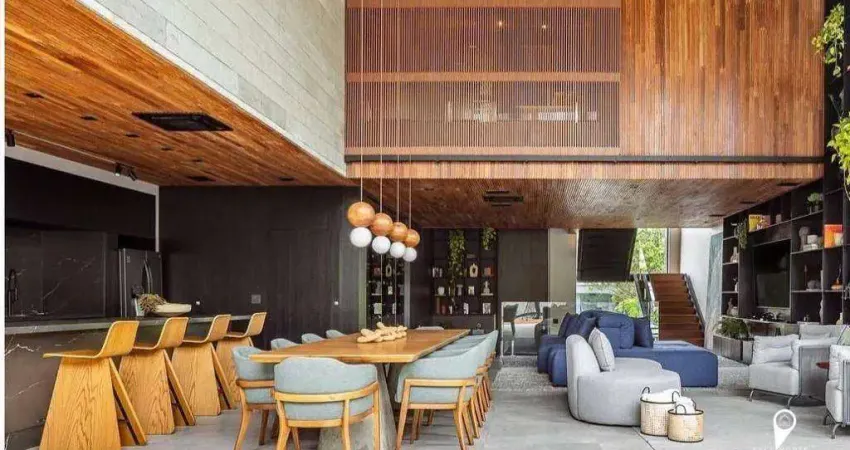 Casa mobiliada e decorada com 4 dormitórios, 400 m² - venda por r$ 8.500.000 ou aluguel por r$ 55.000/mês - gênesis 2 - santana de parnaíba/sp