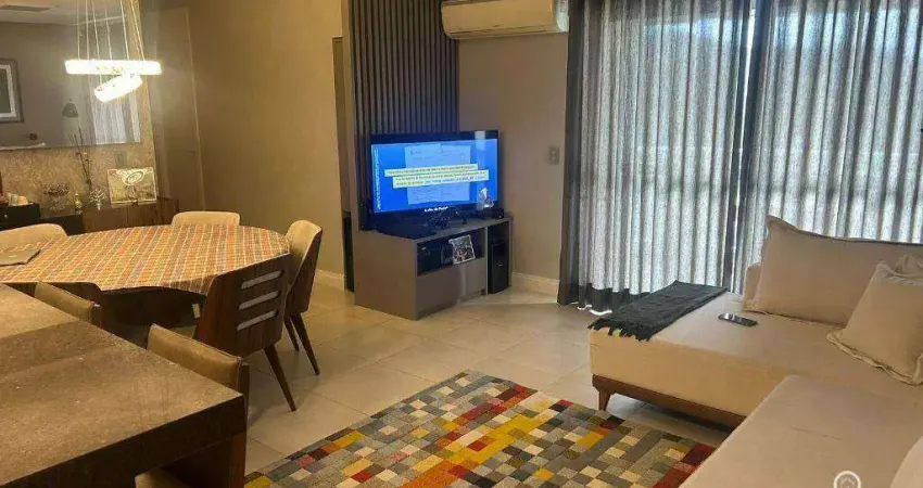 Apartamento mobiliado com 2 dormitórios à venda, 84 m² por r$ 1.100.000 - alphaville - santana de parnaíba/sp