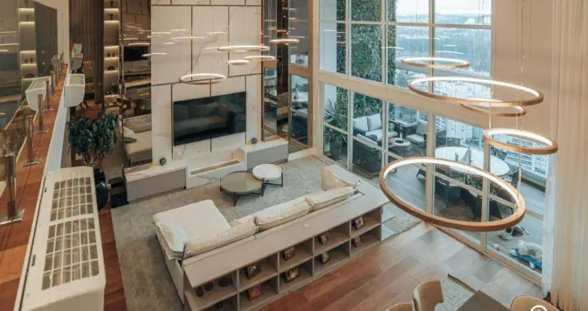 Apartamento mobiliado com 4 dormitórios à venda, 338 m² por r$ 6.500.000 - alphaville - barueri/sp