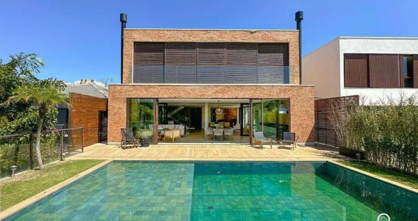 Casa com 6 dormitórios à venda, 525 m² por r$ 6.500.000 - alphasítio - santana de parnaíba/sp