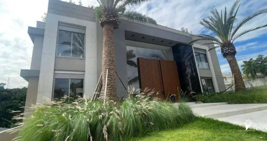 Casa com 6 dormitórios à venda, 1850 m² por r$ 65.000.000 - tamboré 02 - santana de parnaíba/sp