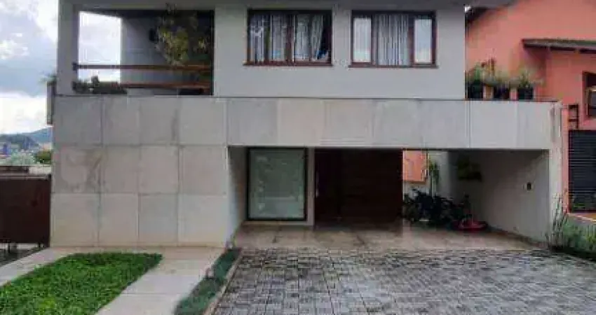 Casa mobiliada com 4 dormitórios à venda, 360 m² por r$ 3.600.000 - alphaville 4 - santana de parnaíba/sp