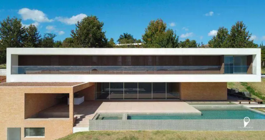 Linda mansão com 6 dormitórios à venda, 1486 m² por r$ 22.000.000 - condomínio quinta da baroneza - bragança paulista/sp