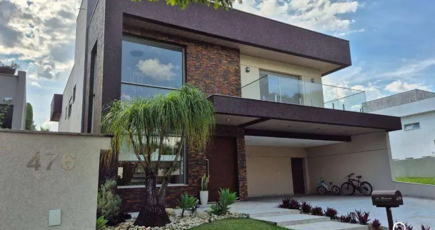 Casa mobiliada à venda, 407 m² por r$ 7.500.000 - alphaville - santana de parnaíba/sp