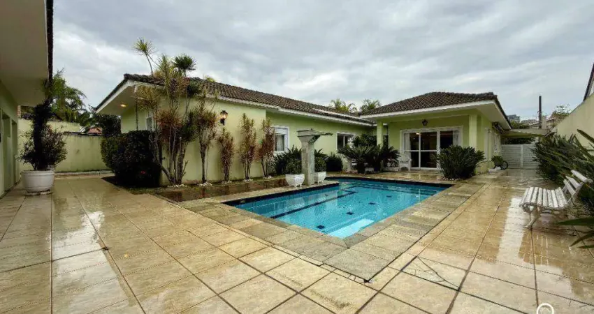 Casa mobiliada com 4 dormitórios para alugar, 350 m² por r$ 22.000/mês - melville - santana de parnaíba/sp