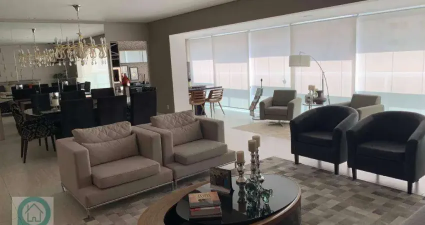 Apartamento mobiliado com 3 dormitórios para alugar, 235 m² - alphaville - barueri/sp