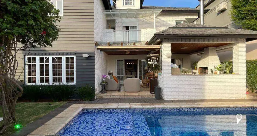 Casa com 4 dormitórios, 480 m² - venda por r$ 5.600.000 ou aluguel por r$ 32.622/mês - tamboré 10 - sp