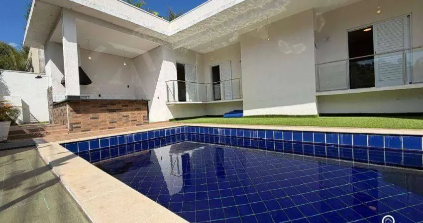 Casa térrea de esquina com 3 dormitórios para alugar 259 m² - alphaville - sp