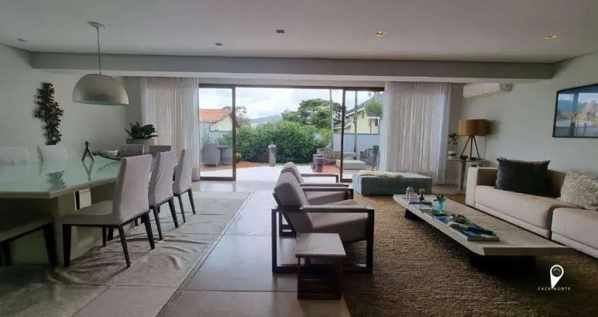 Casa mobiliada com 4 dormitórios à venda, 360 m² por r$ 3.650.000 - alphaville 04 - santana de parnaíba/sp