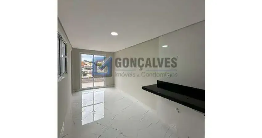 Apartamento cobertura 2 dormitórios, 120 mts² na vila linda em santo andré