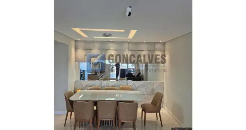 Apartamento 3 suites, 113 mts² na vila assunção em santo andré