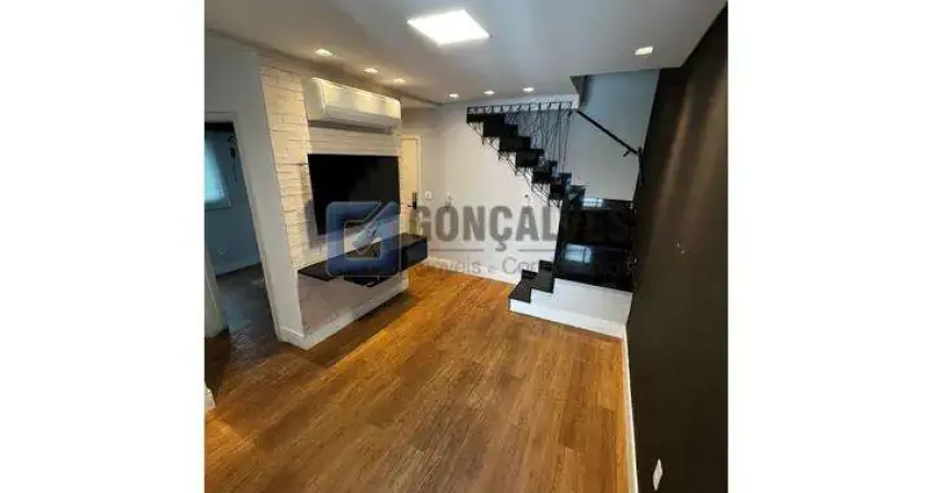 Apartamento cobertura 2 suites, 100 mts² na vila bastos em santo andré.