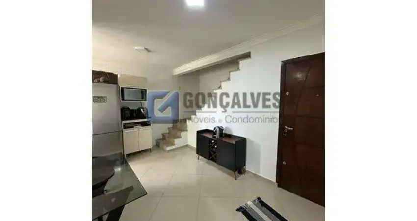 Apartamento cobertura 2 dormitórios sendo 1 suite, 125 mts² no bairro paraíso em santo andré