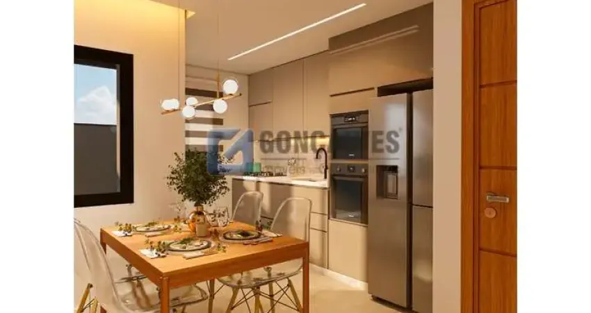 Apartamento 2 dormitórios sendo 1 suite, 55 mts² no bairro campestre em santo andré