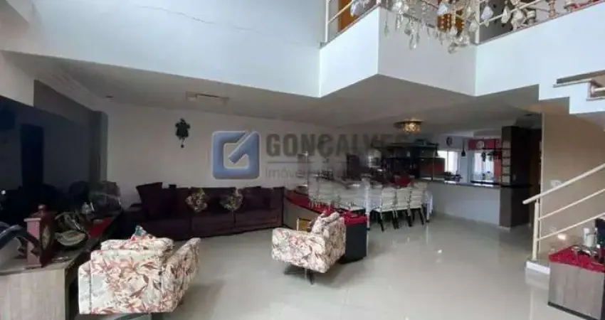 Apartamento cobertura duplex 4 suites, 467 mts² no bairro jardim em santo andré.