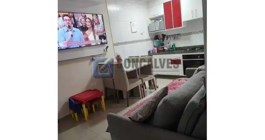 Apartamento com 2 quartos à venda na vila aquilino em santo andré/sp.