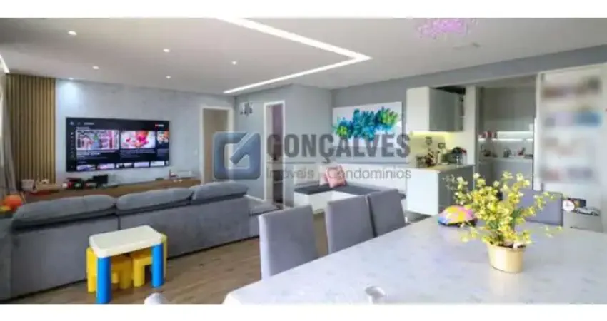 Lindo apartamento co, 128m² no jardim são caetano com 03 dormitorios