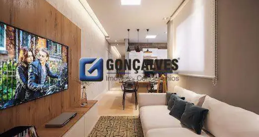 Apartamento 2 Dormitórios em Vila Eldízia, Santo André – 49,89 m², Piso Frio, Pronto para Morar por R$ 384.000