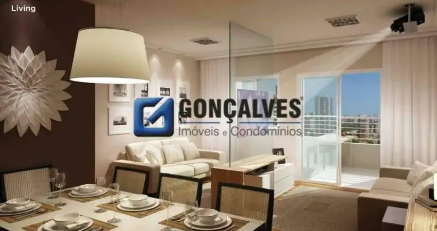 Apartamento 3 Dormitórios (2 Suítes) – Frente, 83,93m², 2 Vagas, Centro SBC