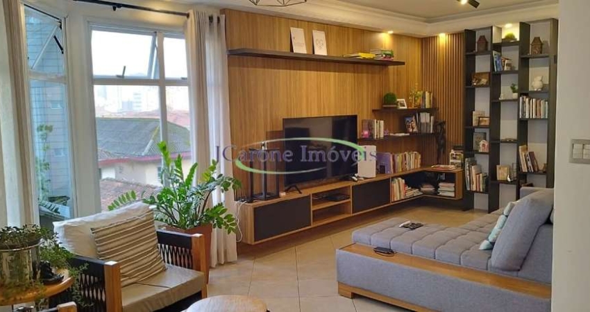 Apartamento alto padrão com 3 suítes , 3 vagas , Varanda Gourmet na Pompéia em Santos / SP