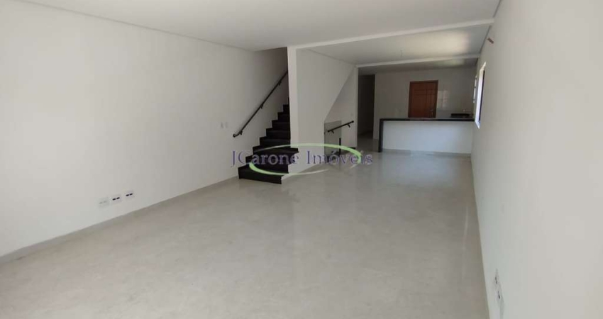 Casa sobreposta alta Duplex Nova com lazer a venda no bairro do Embaré em Santos / SP