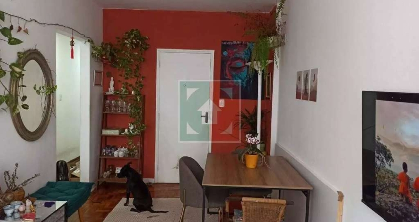 Apartamento a venda com 2 quartos e vaga de garagem a 2 quadras da Praia dos Milionários em São Vicente / SP