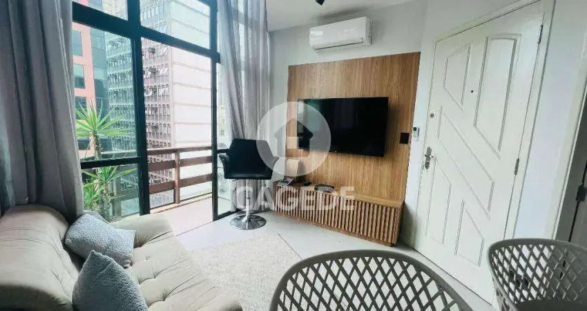 Flat com 1 dormitório para alugar, 40 m² por R$ 5.182,00/mês - Itaim Bibi - São Paulo/SP