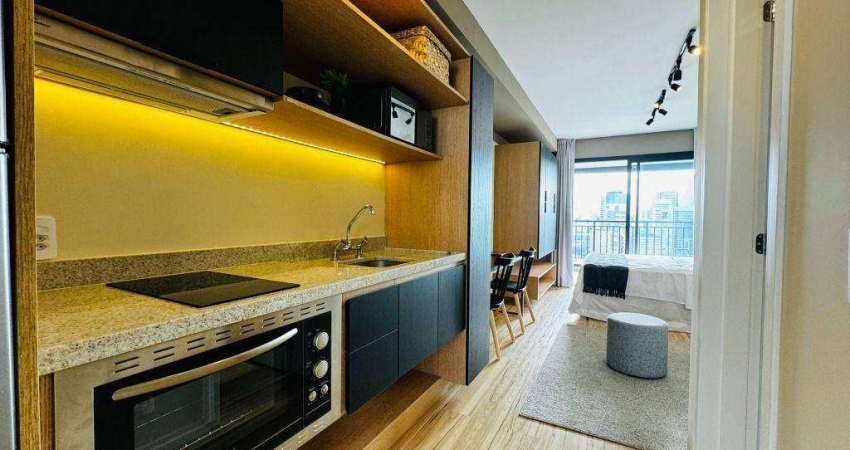 Studio com 1 dormitório para alugar, 33 m² por R$ 5.000,01/mês - Vila Cordeiro - São Paulo/SP