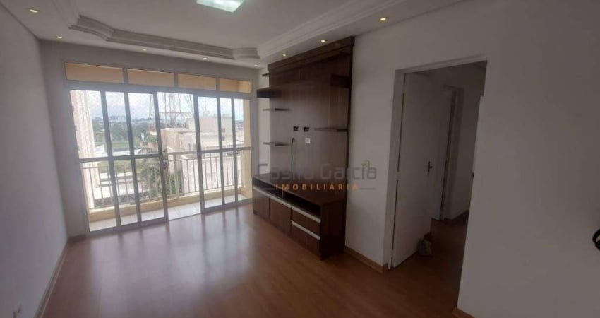 Apartamento com 3 dormitórios para alugar, 63 m² por r$ 2.437,64/mês - vila omar - americana/sp