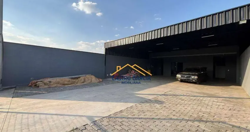 Galpão para alugar, com 145 m² de área útil por r$ 3.575/mês - jardim mirandola - americana/sp
