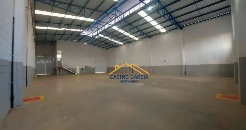 Galpão para alugar, 842 m² por r$ 14.163,09/mês - parque industrial souza queiroz - limeira/sp