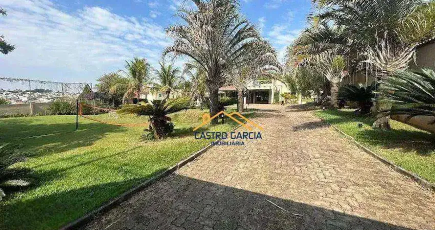 Chácara com 6 quartos para alugar, contendo 2000 m² de área útil no bairro residencial praia dos namorados - americana/sp