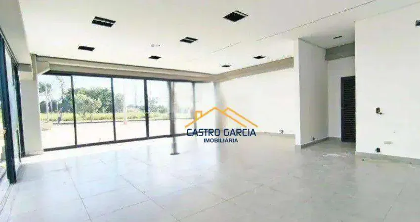 Salão para alugar, 92 m² por r$ 4.966,89/mês - alphacenter - santa bárbara d'oeste/sp