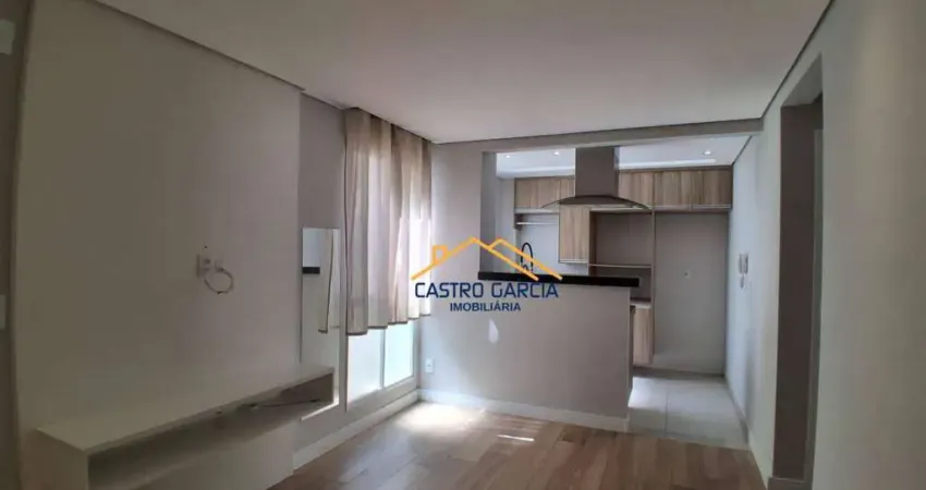 Apartamento com 2 dormitórios para alugar, 46 m² por r$ 1.729,81/mês - jardim terramérica i - americana/sp
