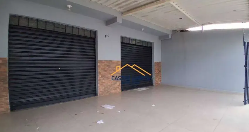 Salão para alugar, 130 m² por r$ 2.565,79/mês - jardim helena - americana/sp