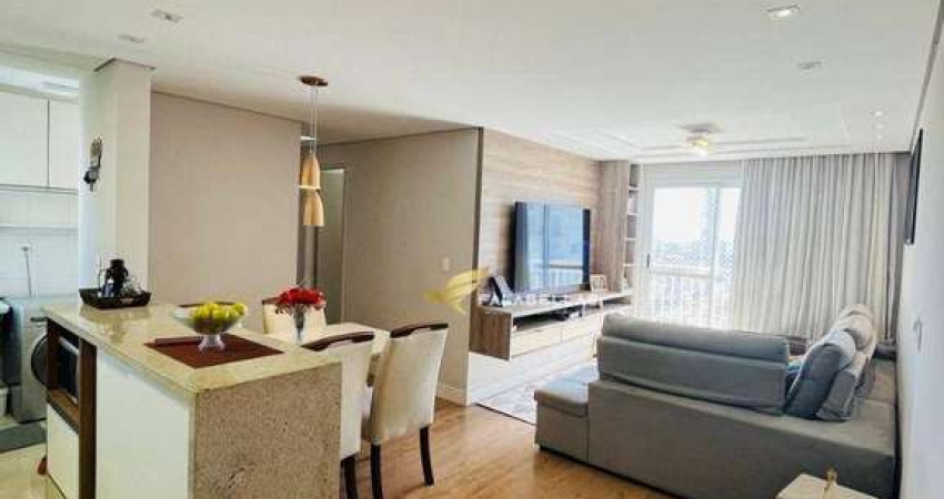 Apartamento com 3 dormitórios à venda, 72 m² por R$ 449.000,00 - Jardim Tamoio - Jundiaí/SP