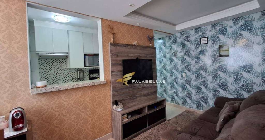 Apartamento com 2 dormitórios à venda, 52 m² por R$ 293.000,00 - Recanto Quarto Centenário - Jundiaí/SP