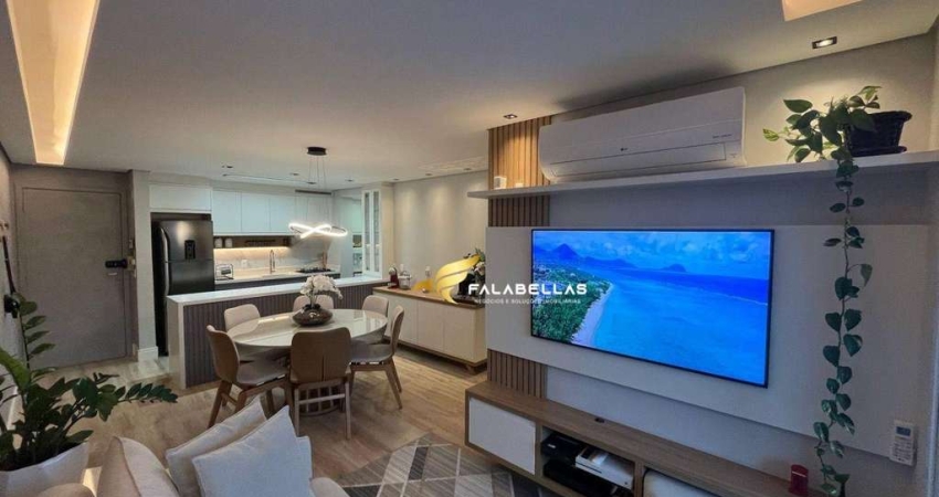 Apartamento com 3 dormitórios à venda, 83 m² por R$ 715.000,00 - Jardim Carlos Gomes - Jundiaí/SP