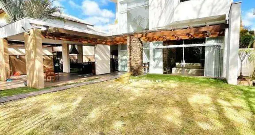 Casa com 5 dormitórios à venda sendo 02 suítes e uma suíte adicional no térreo para cui, 396 m² por r$ 2.700.000 - portal do paraíso ii - jundiaí/sp